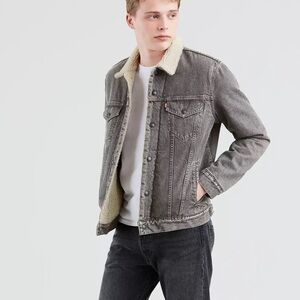 Levi's vintage fit Sherpa trucker Denim Jacket